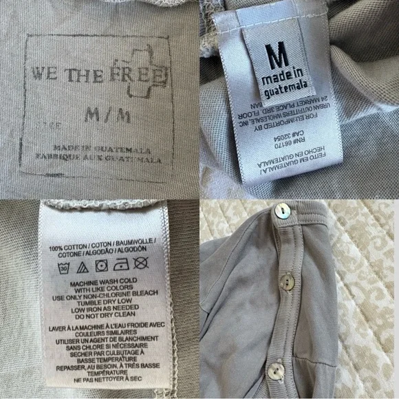 Free People Bond Cardigan Oversized Drape Wrap Hooded Sweater | Gray | Size M - Picture 12 of 15